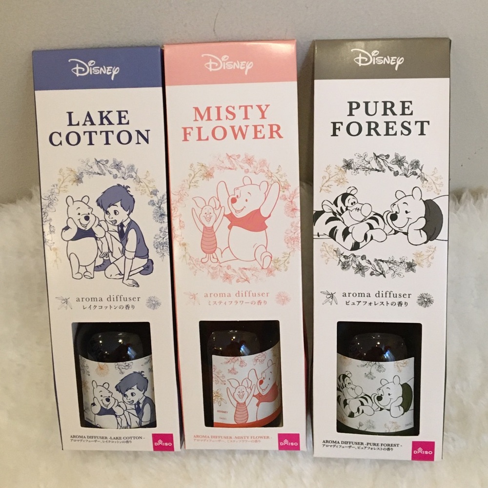 Disney Daiso Winnie the Pooh Air Diffusers Set of 3